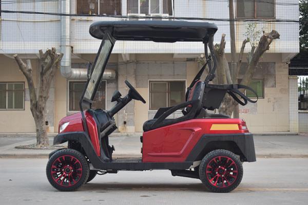 Mini Electric Powered Golf Carts / Golf Buggy With Seat / Deep Cup Holders