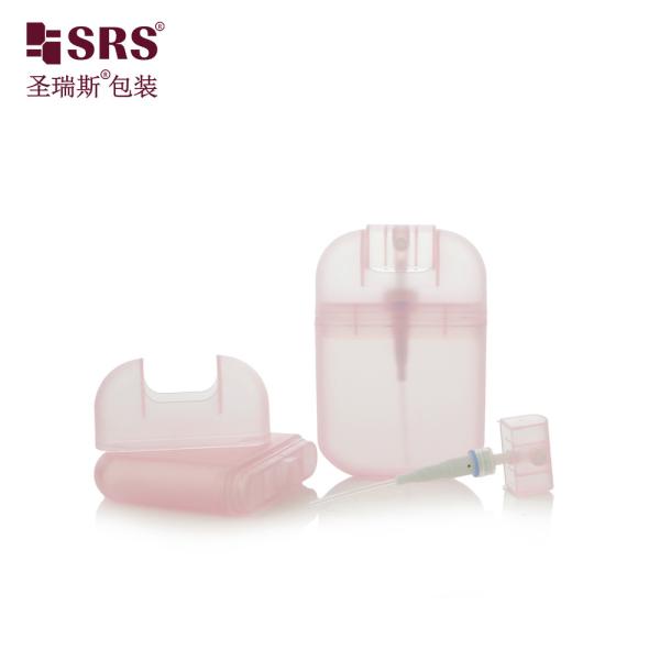 PWU006 20ML 30ML Customize Color Plastic PP Semi-Transparent Card Shape Sprayer Bottle