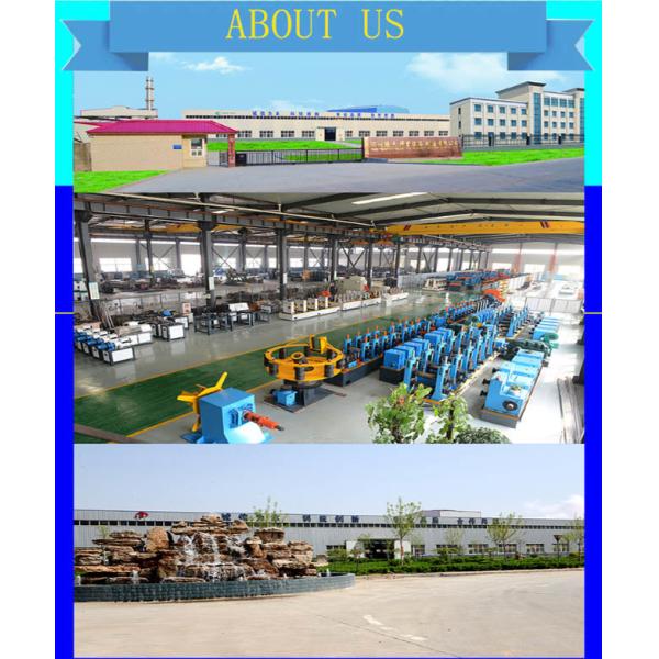 380V Tube Mill Machine with PLC Control 7.5kw Power