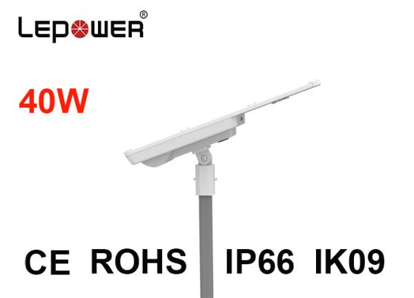 40W 50W High Power Led Street Light IP66 Waterproof 170lm/w With Sensor Motion