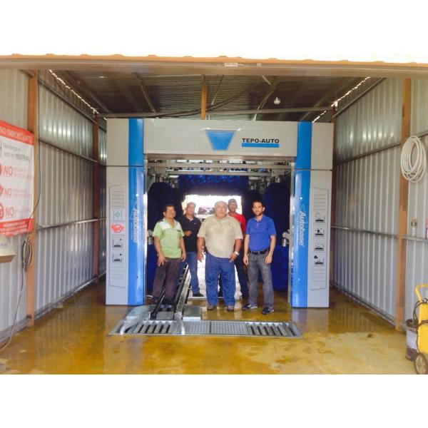 Iso9001 / CE Automatic Car Wash Machine , Advanced Tunnel Car Wash Systems