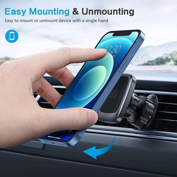 Hook Clip windshield phone mount Air Vent N50 Magnetic Mobile Holder For Car
