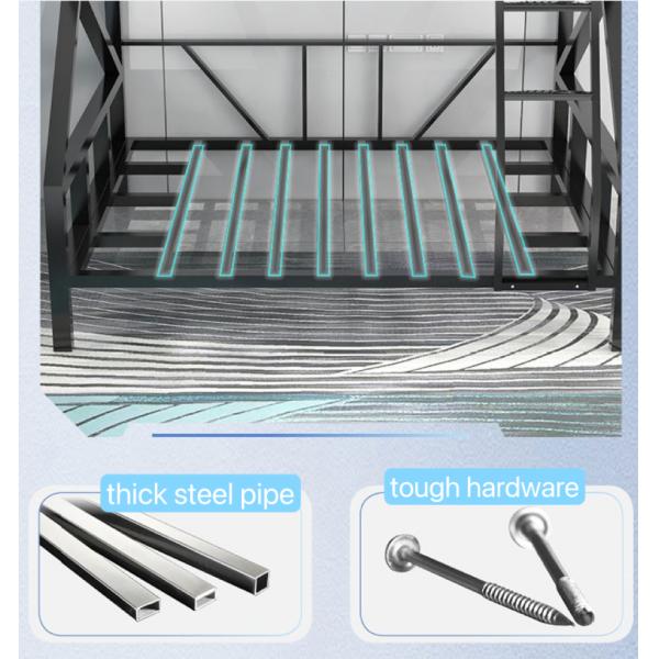 Двухслойная железная кровать для интернет-игр Кафе Коммерческая мебель и общественность