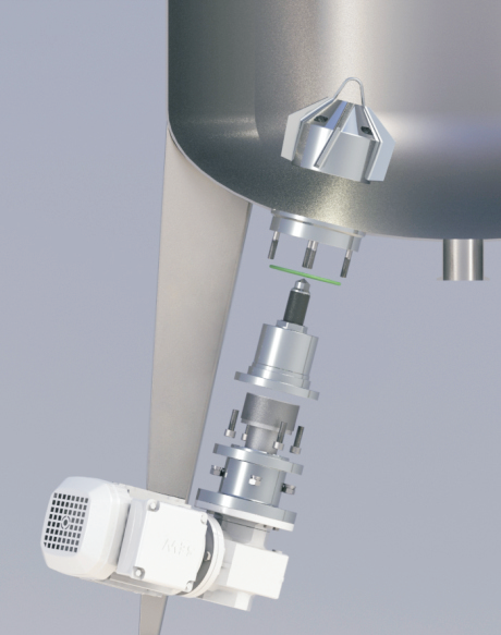 Sanitario Fondo Magnético Mezclador Alimentos/Farmacéuticos/Químicos 316L Inoxidable FDA GMP Sellado sin contacto Bajo mantenimiento