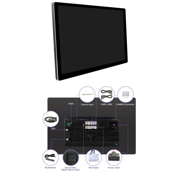 Прямая продажа Android 11.0 Автомобильный радио мультимедийный плеер для Nissan Toyota Kia Honda Lada