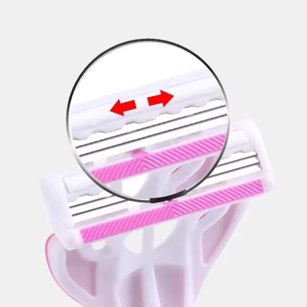 Custom Logo Wholesale Eco-Friendly Face Razor for Women Facial Hair