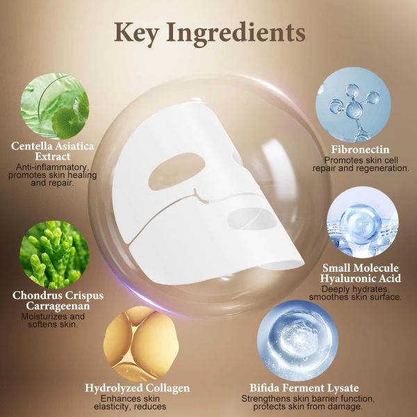 Jelly Gel Facial Care Mask Bio Cosmetics Anti Wrinkle Collagen Vitamin C Face Mask