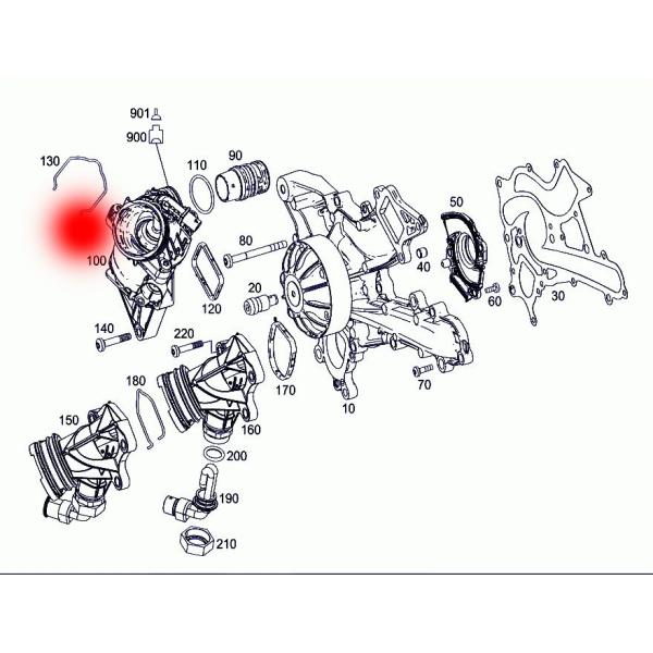 OEM A2762000315 2762000315 THERMOSTAT FOR MERCEDES-BENZ CLS (C218)