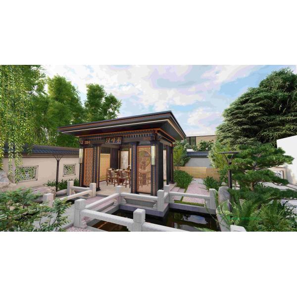 Chinese Style Aluminum Alloy Garden Pavilion Arbor Kiosk Modern Take On Traditional Aesthetics