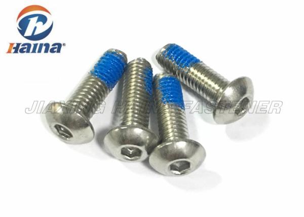 Stainless Steel Hexagon Socket Button Head Screws / Cross Recessed Pan Head Screws With Collar