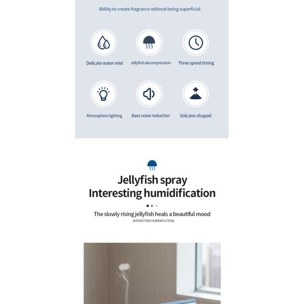 OEM Creative Flame Aroma Humidifier Ultrasonic Essential Oil Diffuser 320ml Capacity