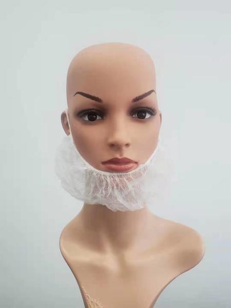 Manufacturer Disposable PP Nonwoven Beard Cover Beard Protecting Net Beard Guard Covers used in food industry health care