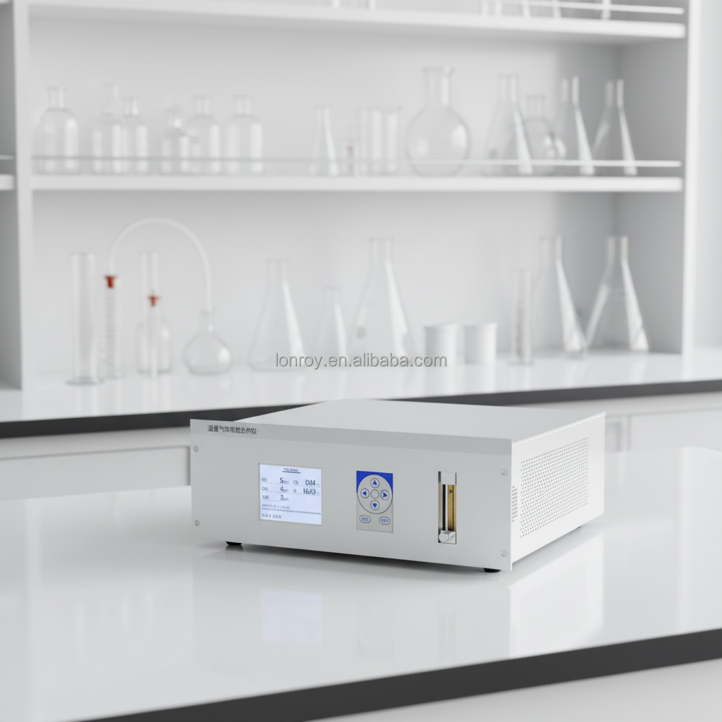 High Precision Greenhouse Gas (CO2/CH4/N2O) Emission Analyzer Laboratory Flue Gas CO Gas Concentrations Tester Lab Test