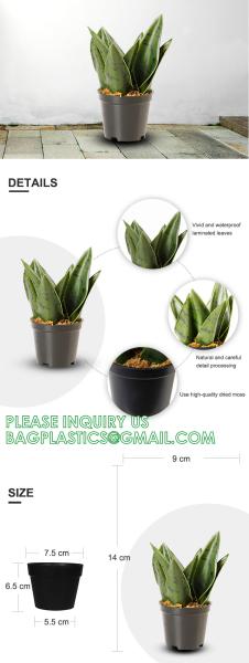 Artificial Snake Plant 26 inches Fake Sansevieria Artificial Potted Plants for Indoor and Outdoor, Home, Office