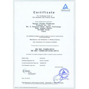 Raysen Healthcare (Beijing) Co., Ltd Certifications