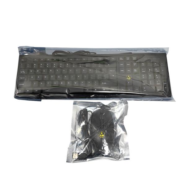 Black Cleanroom ESD Antistatic Wired Mouse Keyboard Set