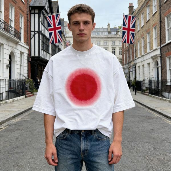 Wholesale High Quality 100% Cotton Boxy Oversize Shorts Sleeve Tee Summer Print Personalise Designer Baggy White Basics t Shirt