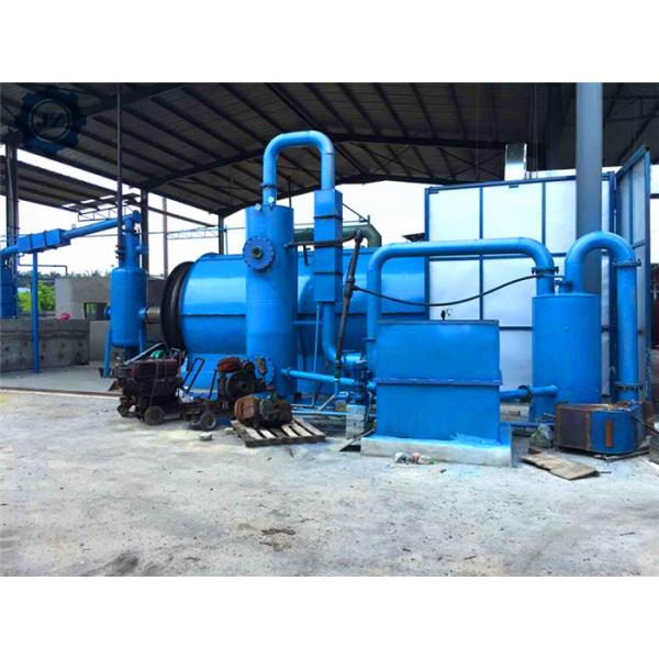 10ton 10T usados cansan el reciclaje del neumático de la basura de la máquina a la planta de gasolina y aceite de la pirolisis