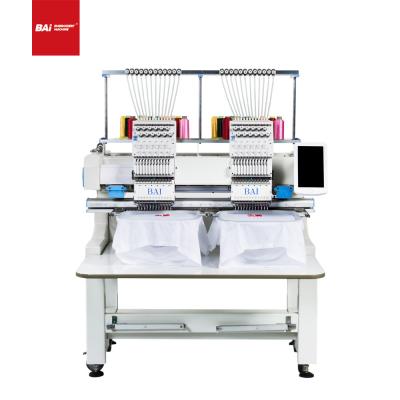 Machine automatique à grande vitesse de broderie de têtes de la machine 1200rpm 2 de broderie
