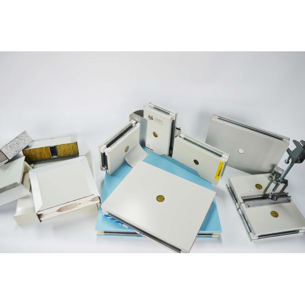 Construction Insulation Cleanroom Panels 100mm 150mm Rock Wool Sandwich Panel