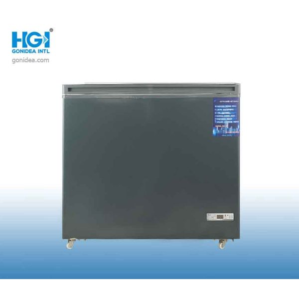 Recessed Door Handle Horizontal Chest Freezer Manual Defrost Type Large Capacity Suitable for Commercial and Food Storage