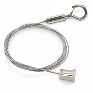 Ceiling Mounting LED Panel Suspension Kit 1.5mm Stainless Steel Wire Rope Adjustable Hanging System