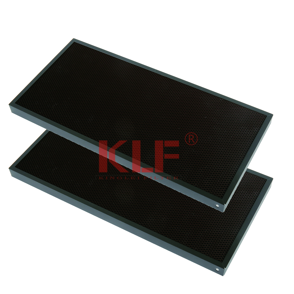 Premium Aluminum Honeycomb-based Mesh Spray Manganese Activated Carbon Ozone Removal Replacement Air Filters