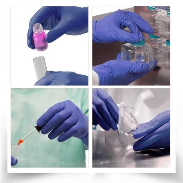 Nitrile Examination Gloves    examination latex gloves Medical Nitrile Sky blue thicken Disposable Gloves