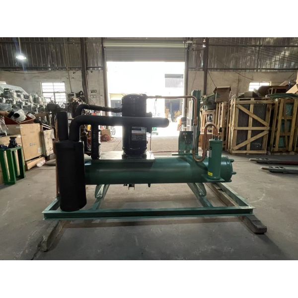 Custom 25Hp Dd Water Cooling Condensing Unit Semi-Hermetic Refrigeration Compressor Cooling Suitable for Cold Room Storage