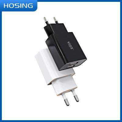 Carregador rápido do telefone celular portátil duplo do padrão da UE E.U. dos porta usb