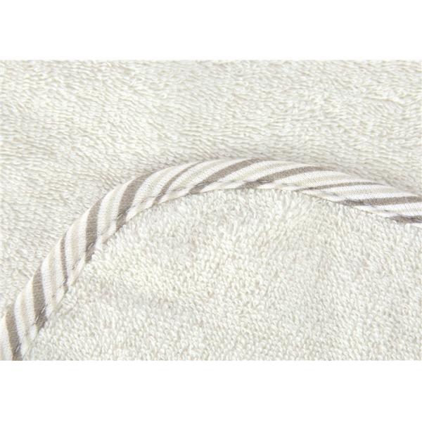 Pure Cotton Baby Wrap Blanket Solid Woven Baby Hooded Towel 30X30