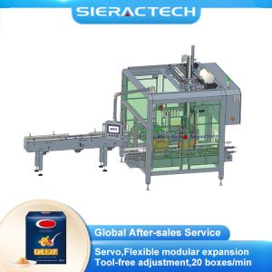 Automatic Macaroni Case Packing Machine For Boxed Macaroni And Dry Pasta Products