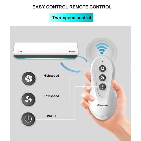 S7 Series Air Curtain 0.9m to 2m Door 220-240V AC Motor