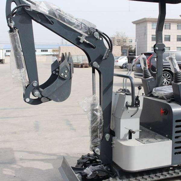 Diesel Engine Powered Mini Crawler Excavator 1000Kg Internal Combustion Drive