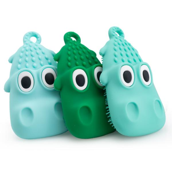 Многофункциональный силиконовый детский душный щетка для тела и щетка для волос для детей