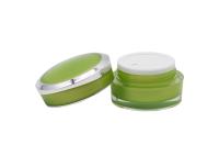 Recipiente de creme plástico de creme cosmético do frasco 50g do cilindro