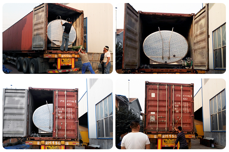 Горизонтальное SUS316L Refrigerated танк молока нагревает резервирование 1 градус
