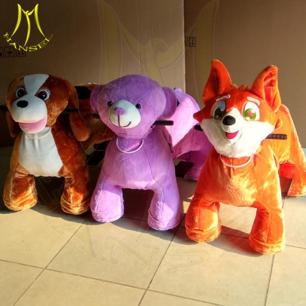 Hansel amusement baby electrical plush rocker horse electronic games machine for kids