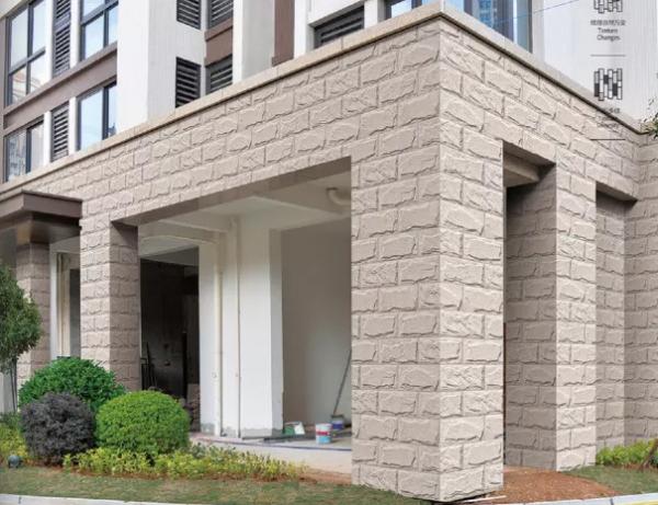200x400mm White Beige Gray Outdoor Stone Cladding Tiles