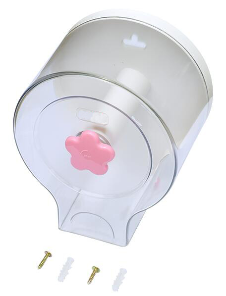 Cartoon Style ABS Jumbo Roll Toilet Paper Dispenser WC Wall Mounted Standard Capacity