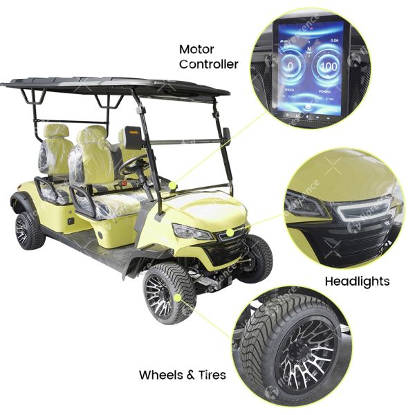China Custom off Road Golf Cart Buggy Car 60V Lithium Street Legal 4 Seater Electric Golf Carts