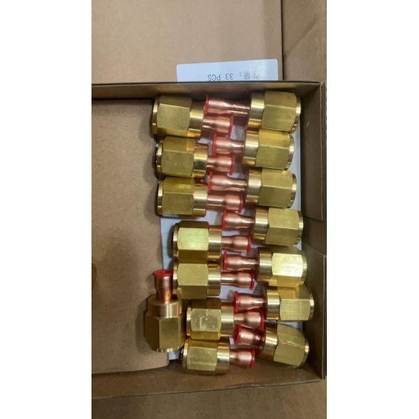 HONGSEN QFT Model Durable Copper Ball Valve ID 6.50mm for Refrigeration & A/C Systems R22/R134A Etc. 0.3kg with 1 Year Warranty