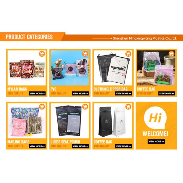 Customizable Open End Heat Seal Black Mylar Bags for Lollipop Packaging ROHS/ISO9001/ISO2008 Certified