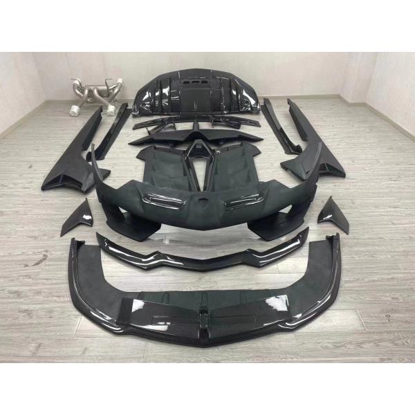 For Lamborghini Aventador LP700 LP720 Carbon Fiber Body Kit Aventador Upgraded SVJ Style Front and Rear Bumper Spoiler Body Kit