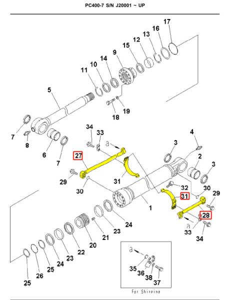 PC400 PC450 Excavator Hydraulic Distribution Valve Iron Pipe For Energy Mining