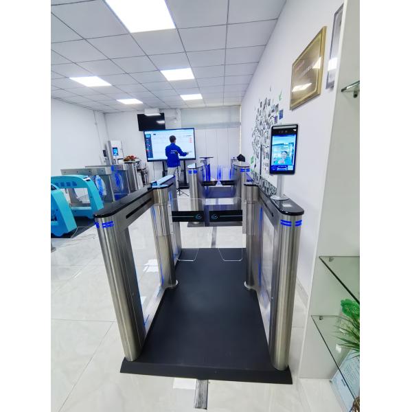 Alta seguridad 304 SS Puerta de tornillo antiprisionero Bajo ruido Reconocimiento facial Puerta E para edificios públicos