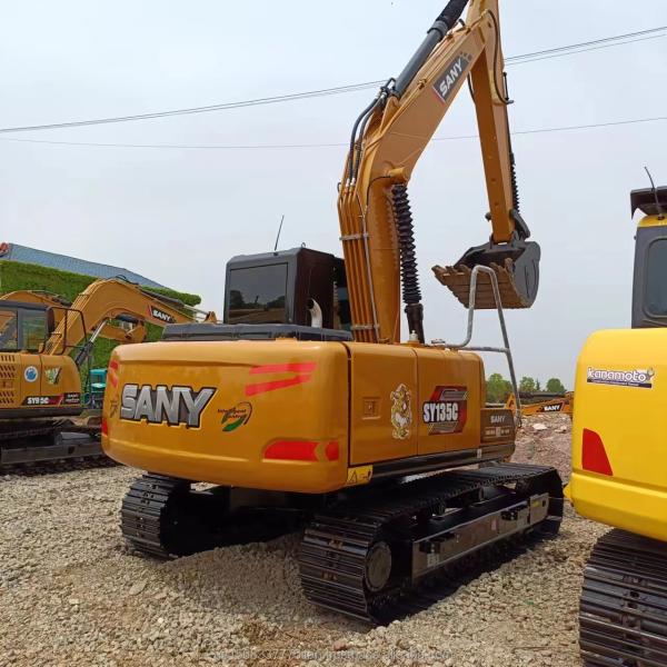 13500 KG SANY SY135C Used Excavator with Excellent Performance and Good Condition