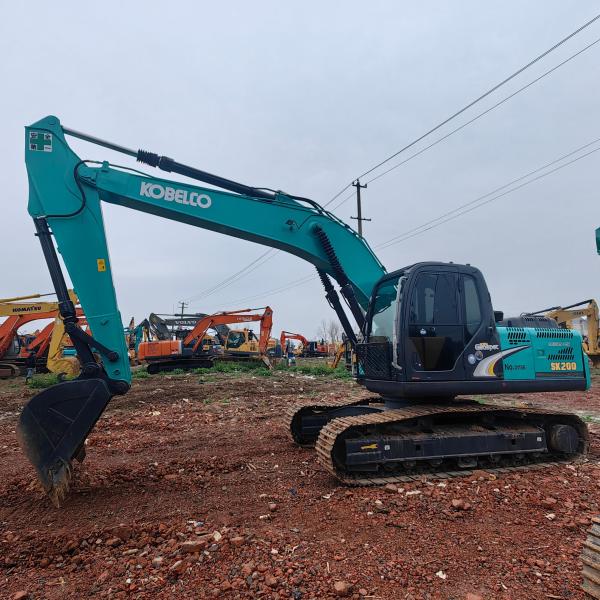 Original Brand Kobelco SK200 Used Excavators 20 Ton Medium Construction Machinery with Good Condition