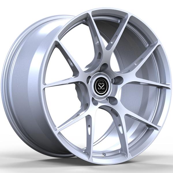 19x10 5x114.3 1 Piece Forged Wheels 45ET 5-Spoke Matt Silver Alloy Rims For Lexus IS