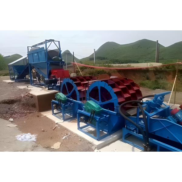 Machine à laver le sable électrique 120 t/h Capacité M Machine à laver le sable à roue de seau